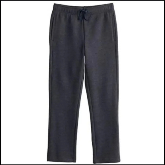 Tek Gear Kids Boys Ultra Soft Fleece Drawstring Pants Dark Gray Size Large 14-16 - Picture 14 of 14